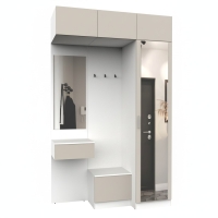 Набор мебели для прихожей "Марсель-255" МР 01-255 В2490 Ш1500 Г580 (ЛДСП Кашемир) Набор мебели для прихожей "Марсель-255" МР 01-255 В2490 Ш1500 Г580 (ЛДСП Кашемир)